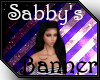 Sabby's Banner