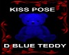 KISS DARK BLUE TEDDY