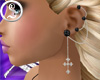 âSilver Cross Earrings