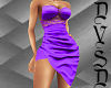 Silk Dress in Purple
