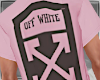 Off White Pink Tee