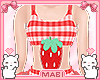 Kid🍓Strawberry Bikine