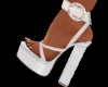 Ava - White Sandals