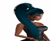 Remy teal ponytail