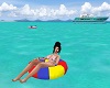 relaxing swimming float