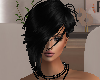 Short black rocker hai