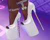 /Bow heels White▬/