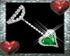 Emerald Heart hand Jewel