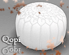 White Puff Stool