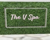 the v spa sign