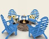 Casual Firepit & Chairs