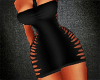 XXL Black PVC Dress Sexy