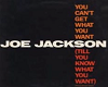JoeJackson What You Want