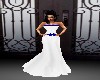 MDF  Bl/Wht Wedding Gown