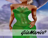 g;green Sheer gown