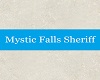 Mystic Falls Sheriff