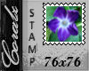 Purple Flower76x76 Stamp