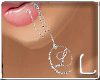 *L* Lexa Logo Lip Chain
