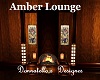 amber fire place
