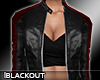 $-F leather jacket