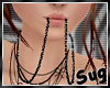 {S} Black Mouth Necklace