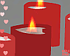 Valentines Heart Candles
