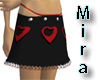 Emo heart skirt