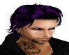 Sam Black with purple