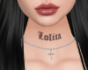 !L Neck tatoo lolita