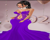 PURPLE PETAL GOWN