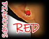 RED FEMALE DIAMOND STUDS