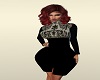 A19~BlkDmsk Dress LS RLL