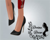 black dress heels