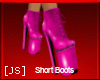 [JS] OldRose Short Boots