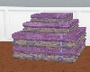 LL-Purple towel stack