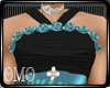 QMQ Sexy Turquoise Dress