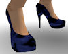 Blue N Black Shoes