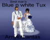 Best Mans blue n white 