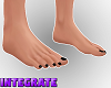 Black Toe Pedicure