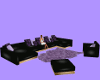 {S}Black/Lavender couchs