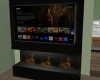 $. Tv/Fireplace Black