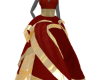 Red Golden Gala Gown