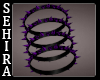 ~S: Spike Bracelet Purpl
