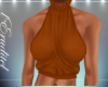 Orange Silk Top