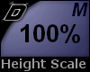 D► Scal Height*M*100%