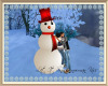 Let It Snow Snowman Kiss