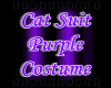 Cat Suit Purple Costume