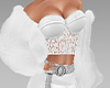 White fur coat