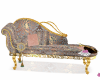 Gold Chaise W/posses