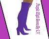 LV/Purple High Boots